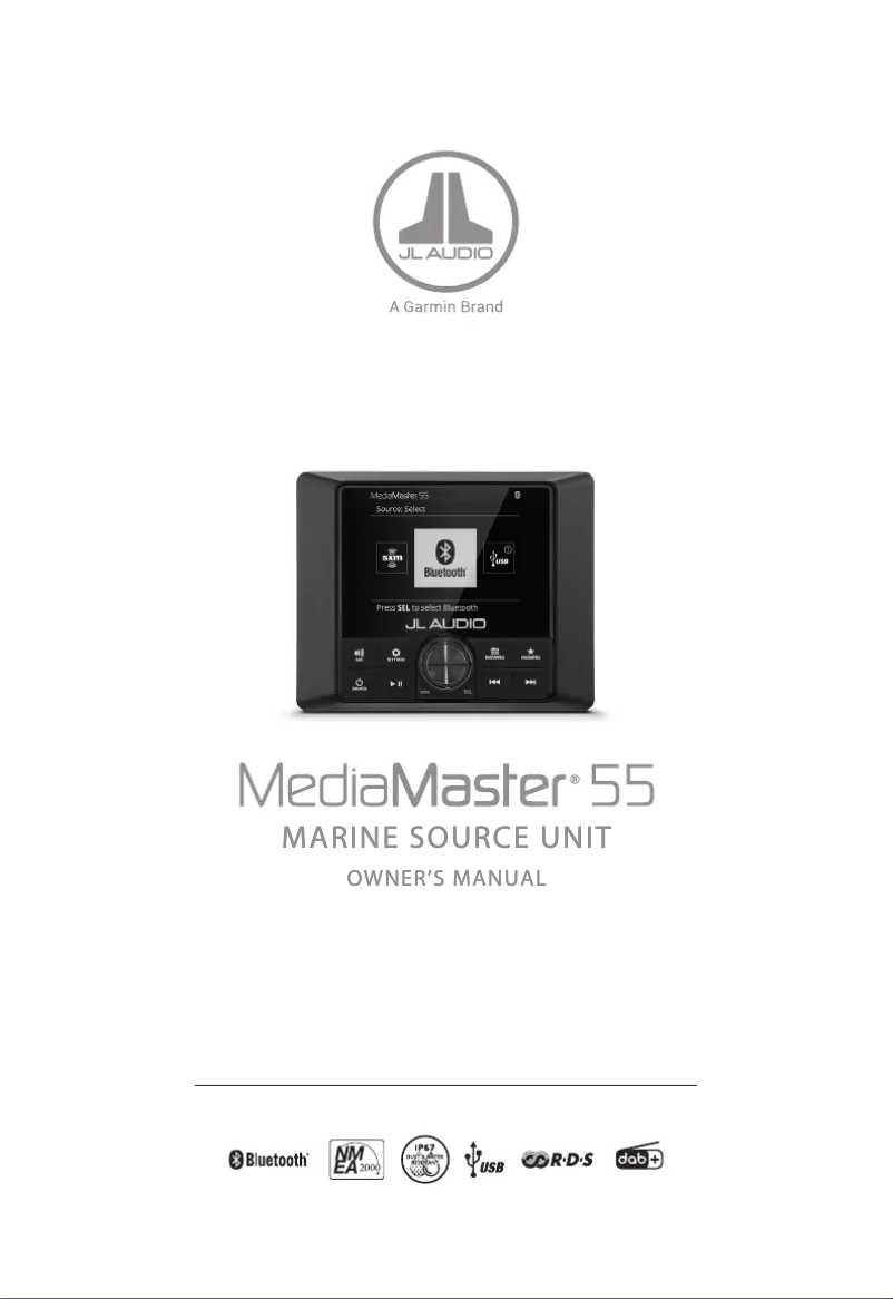 First page image of the manual for MediaMaster 55
