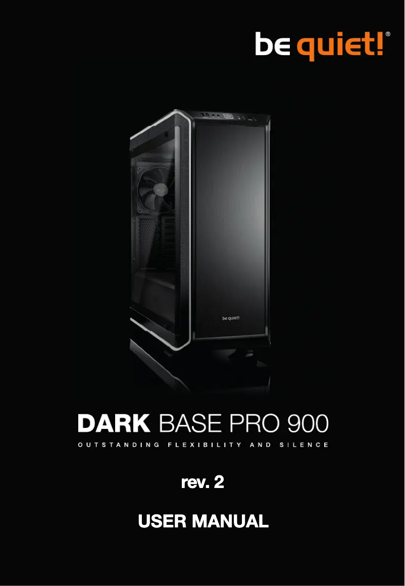 Image de la première page du manuel de l'appareil Dark Base Pro 900