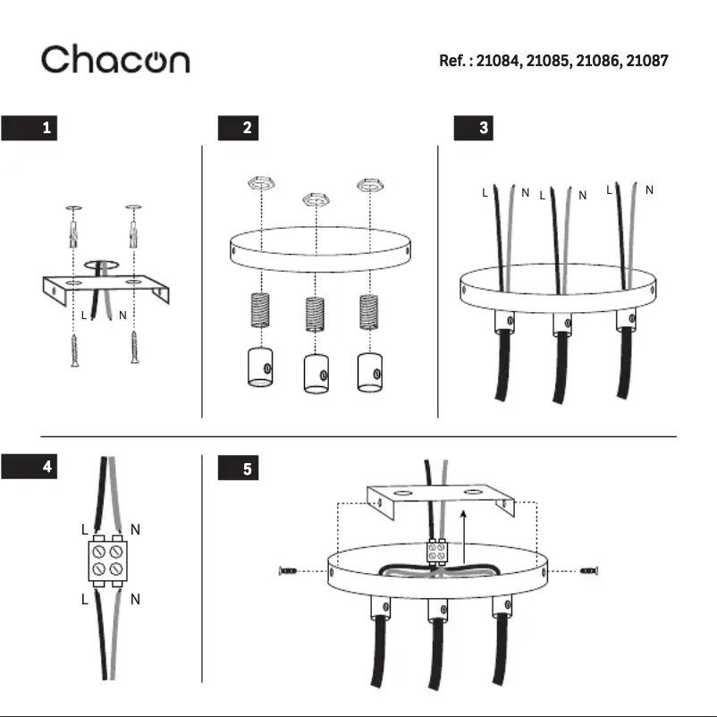 Page 1 de la notice Manuel utilisateur Chacon 21087