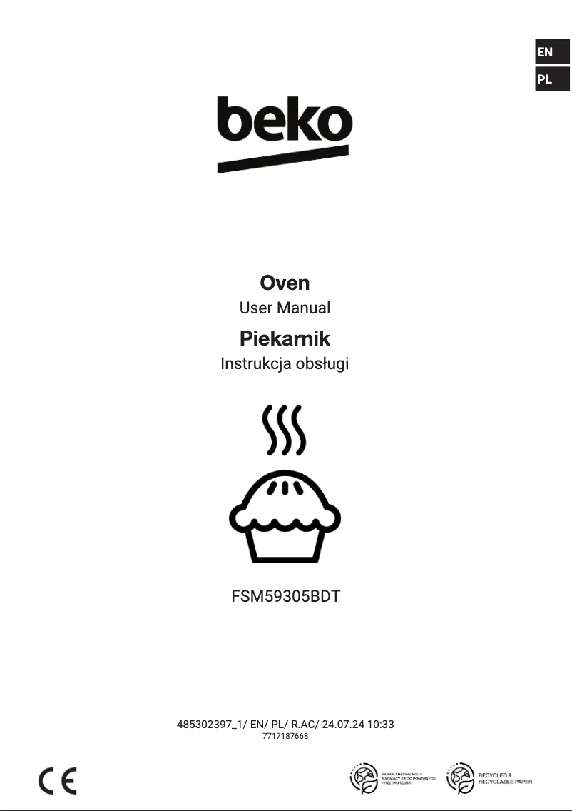 Page n°1 - Manuel utilisateur Beko FSM59305BDT