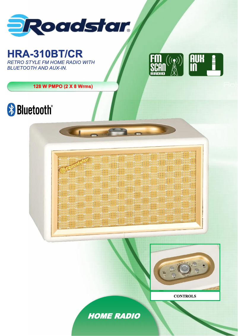 Image de la première page du manuel de l'appareil HRA-310BT