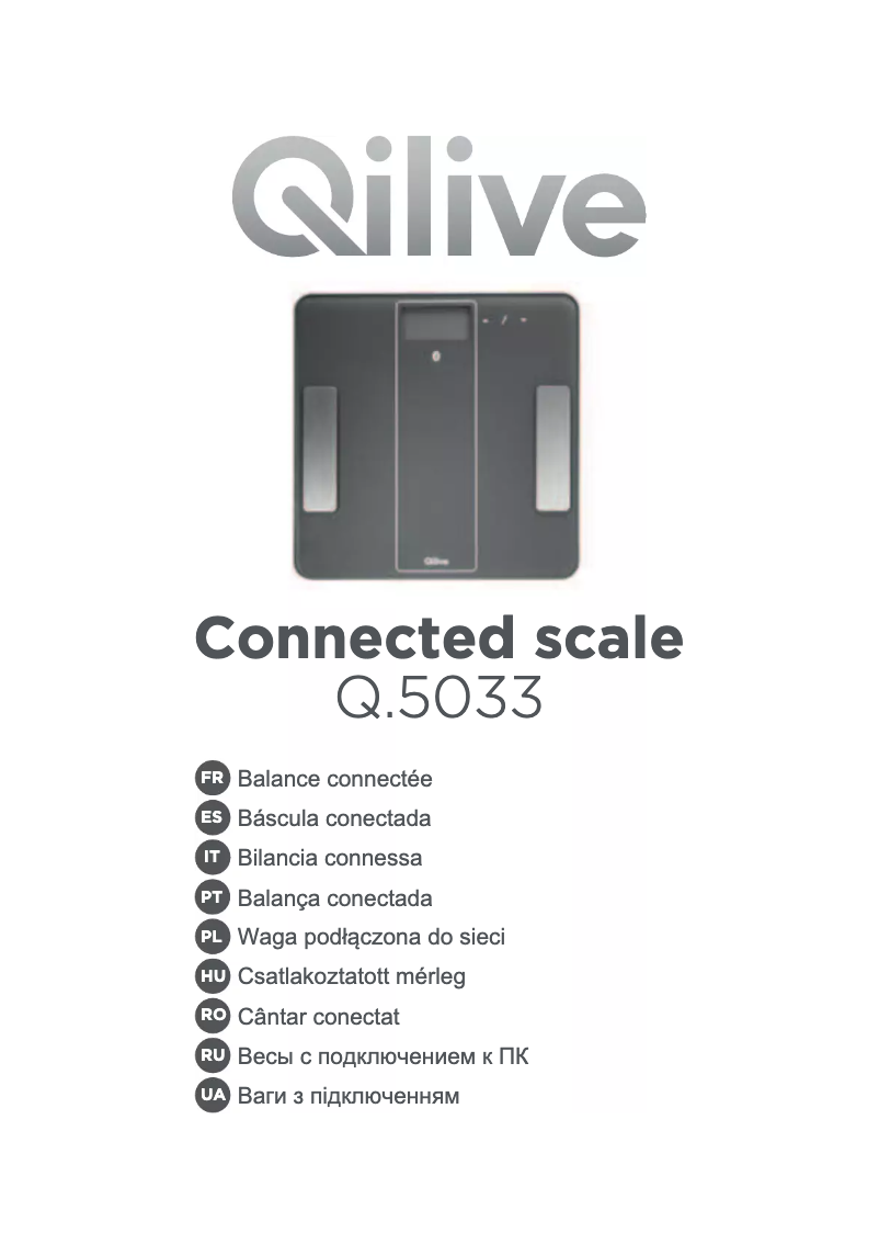 Page n°1 - Manuel utilisateur Qilive Q.5033