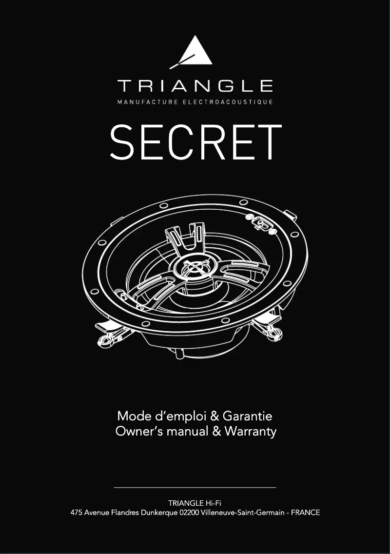 Page n°1 - Manuel utilisateur Triangle Secret IWT7