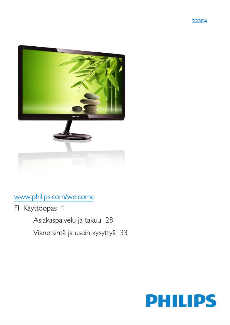 Image de la première page du manuel de l'appareil 233E4QHSD