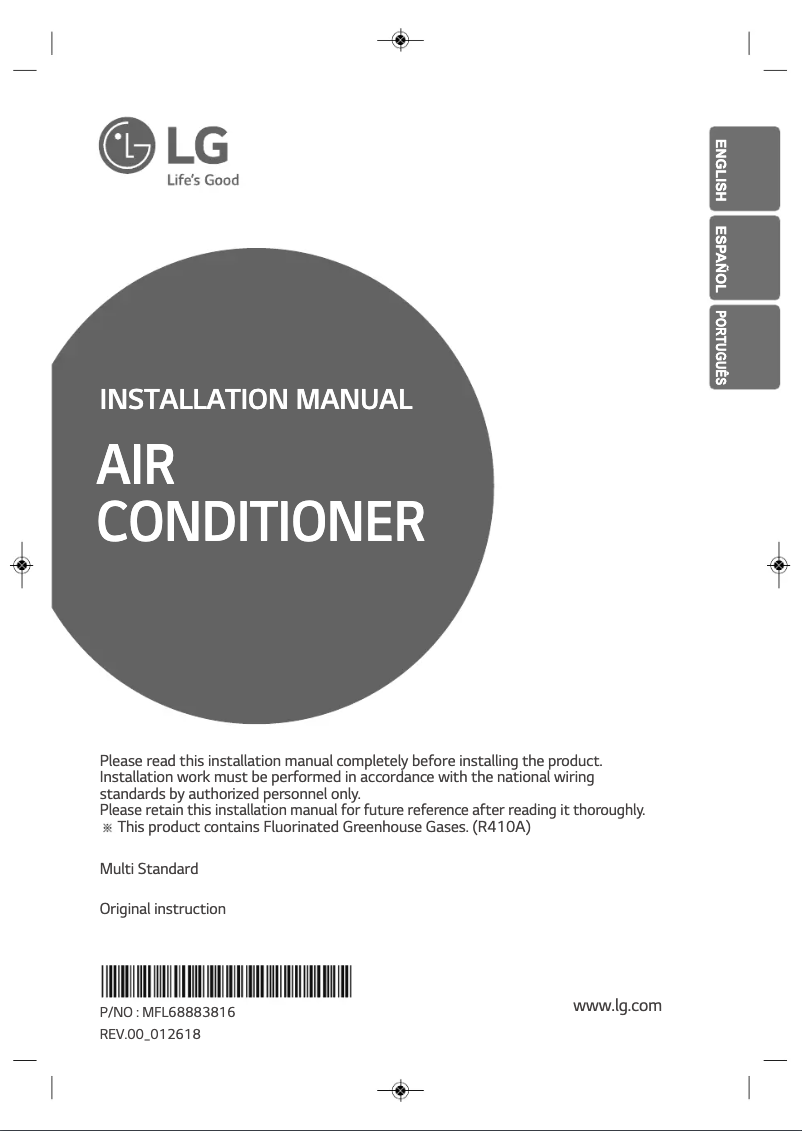 Page n°1 - Manuel utilisateur LG A3UW36GFAB