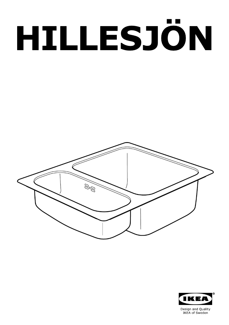 Imagen de la primera página del manual del dispositivo HILLESJÖN