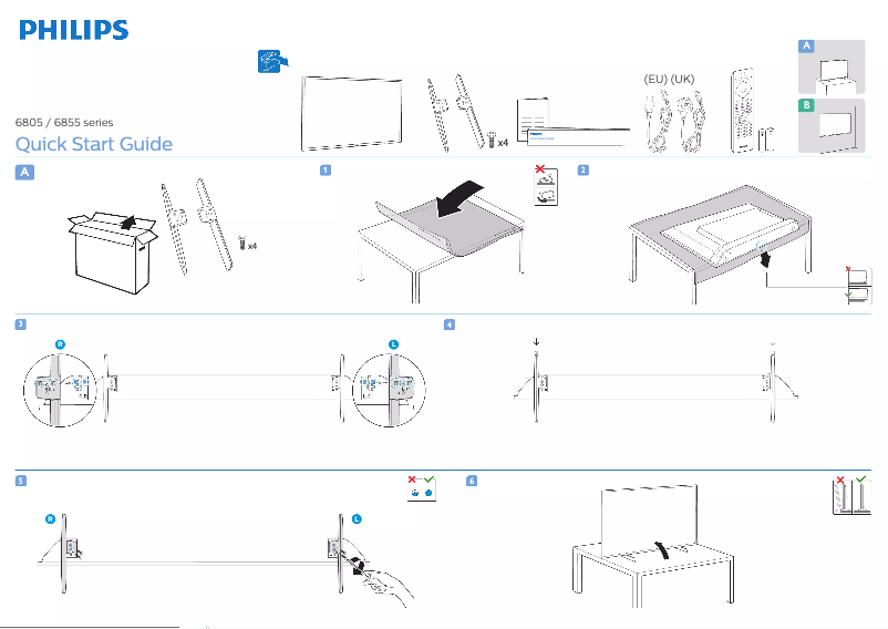First page image of the manual for 43PFS6805