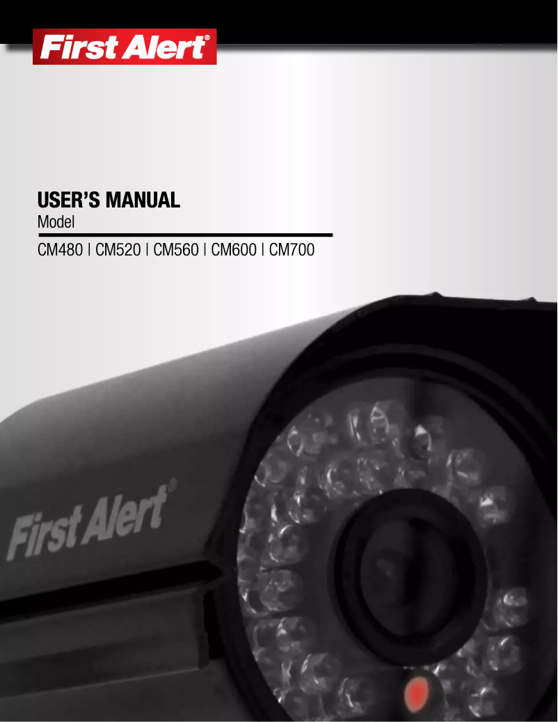 Page 1 de la notice Manuel utilisateur First Alert CM600