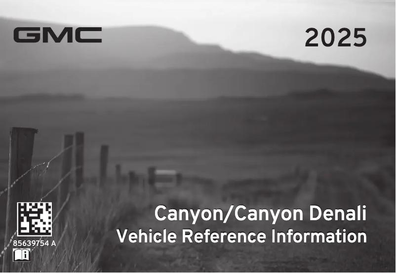 Page 1 de la notice Manuel utilisateur GMC Canyon (2024)