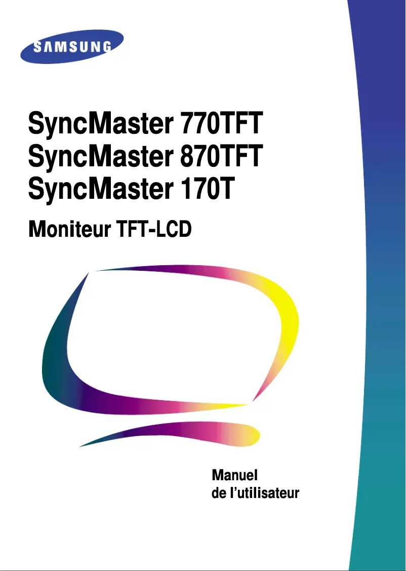 Image de la première page du manuel de l'appareil 770TFT
