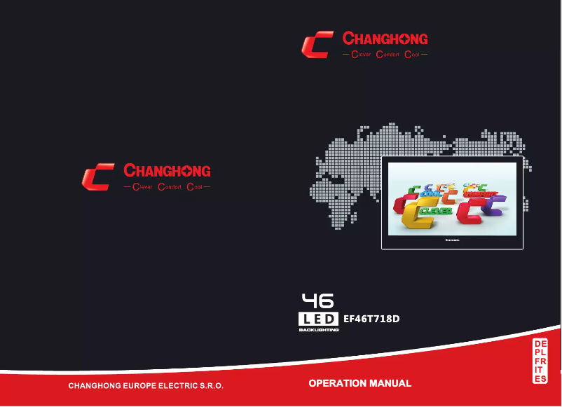 Page n°1 - Manuel utilisateur Changhong EF46T718D