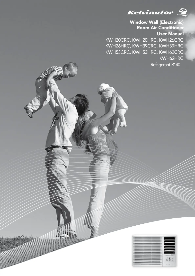 Page 1 de la notice Manuel utilisateur Kelvinator KWH62HRC