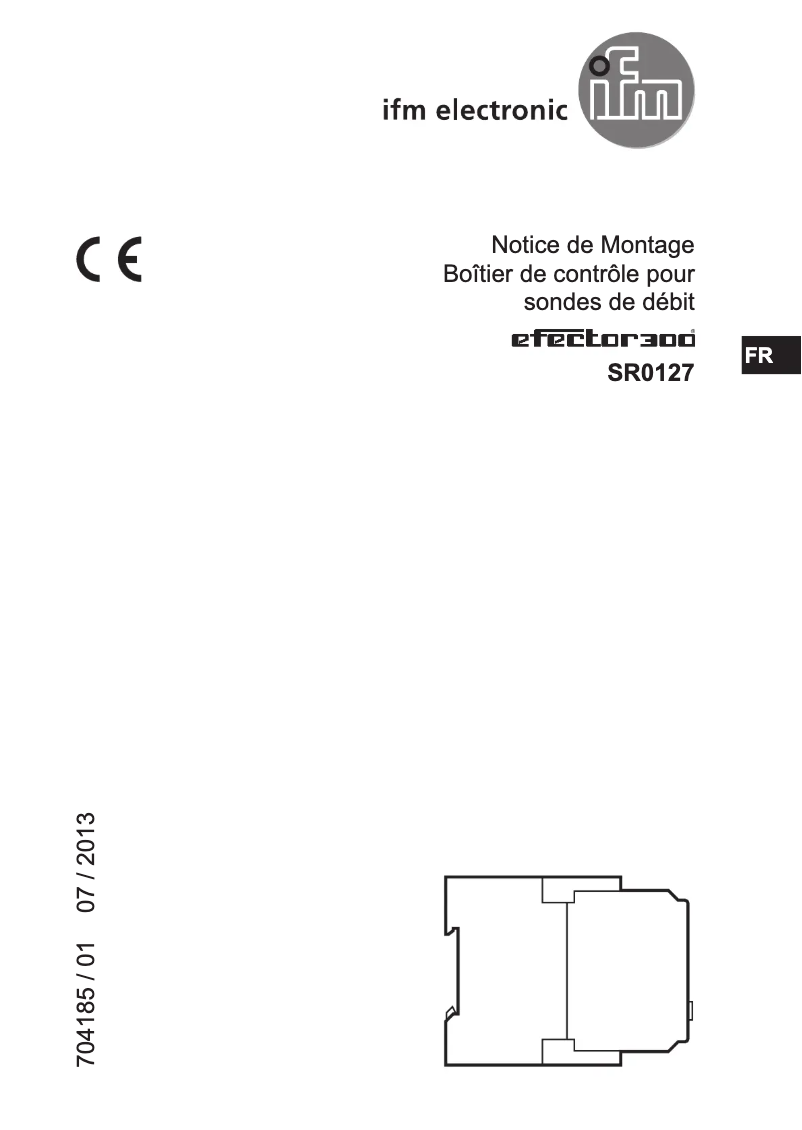 Page 1 de la notice Manuel utilisateur IFM SR0127