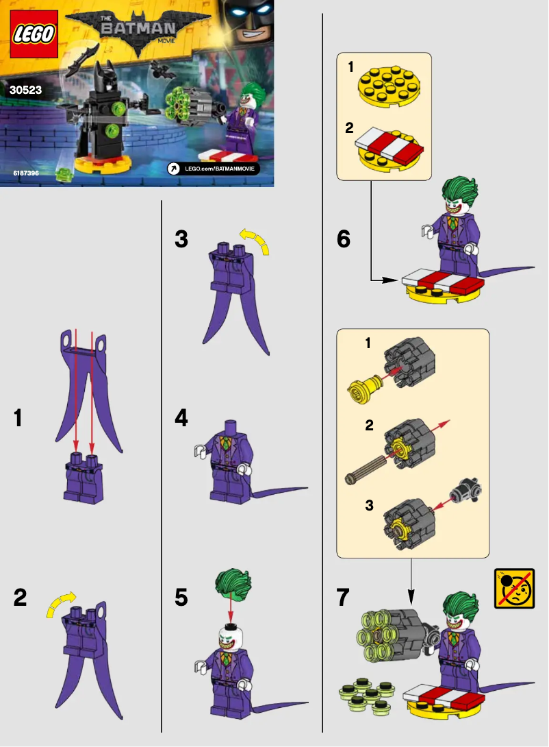 Página 1 del manual Manual de usuario Lego Batman Movie 30523