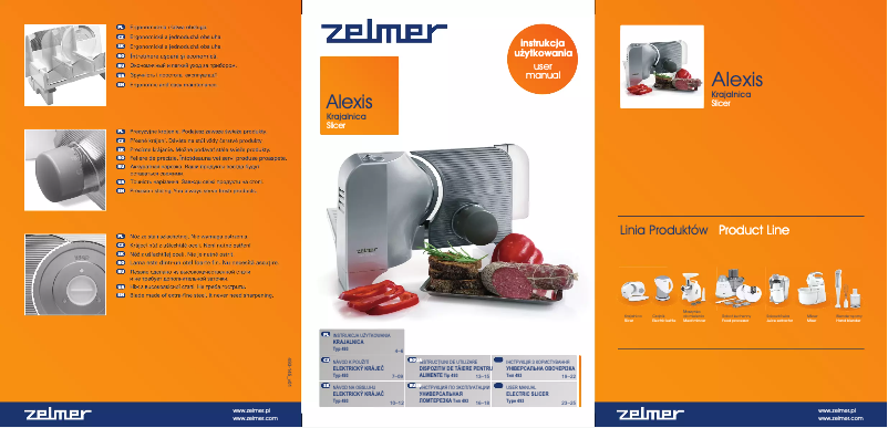 Page 1 de la notice Manuel utilisateur Zelmer Alexis 493.6