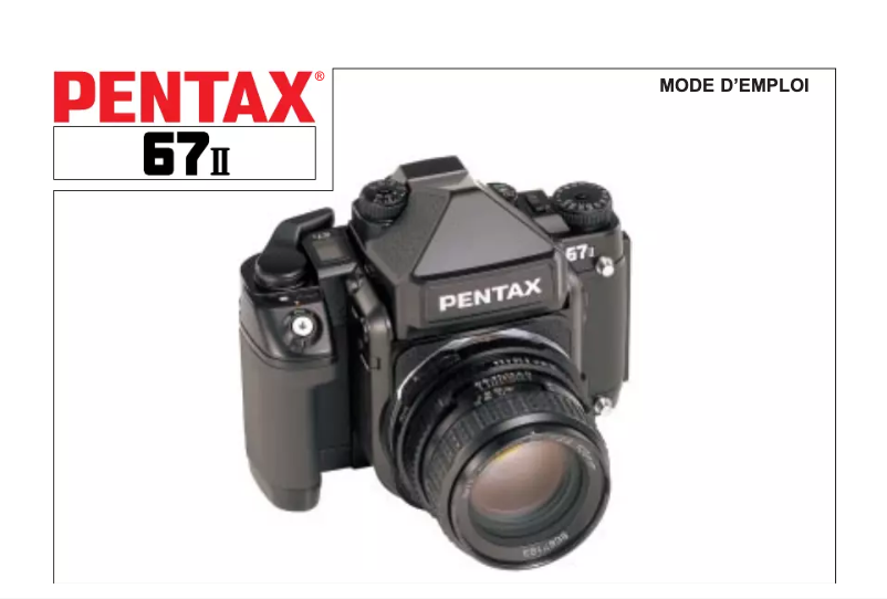 Page n°1 - Manuel utilisateur Pentax 67II