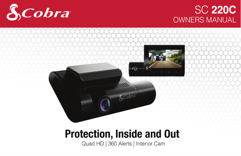 Página 1 del manual Manual de usuario Cobra SC 220C