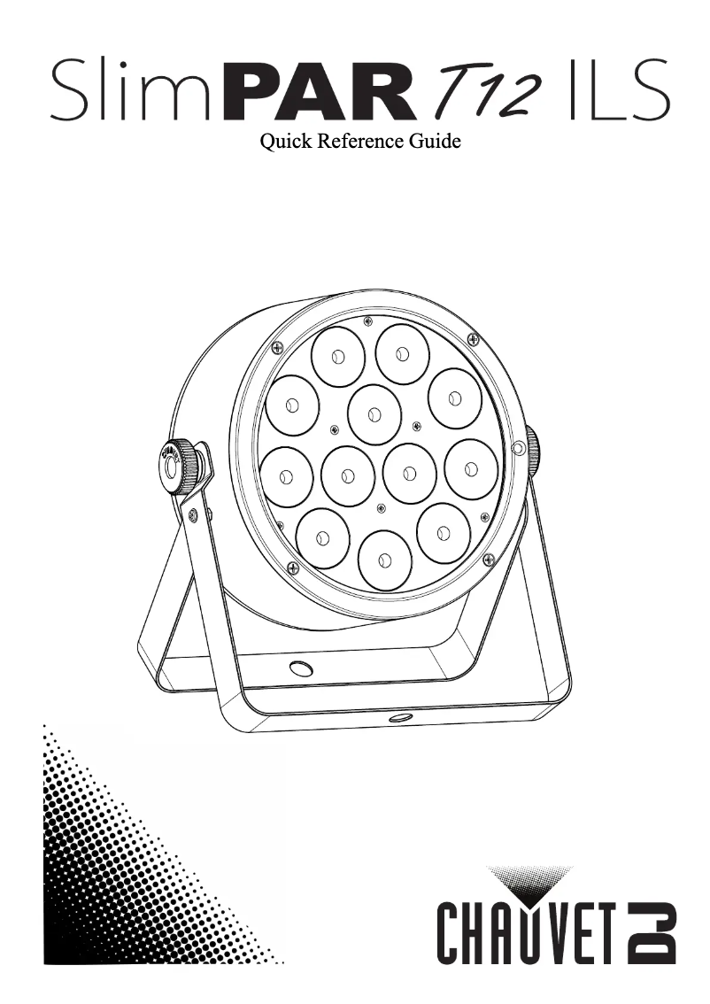 Page 1 de la notice Manuel utilisateur Chauvet SlimPAR T12 ILS