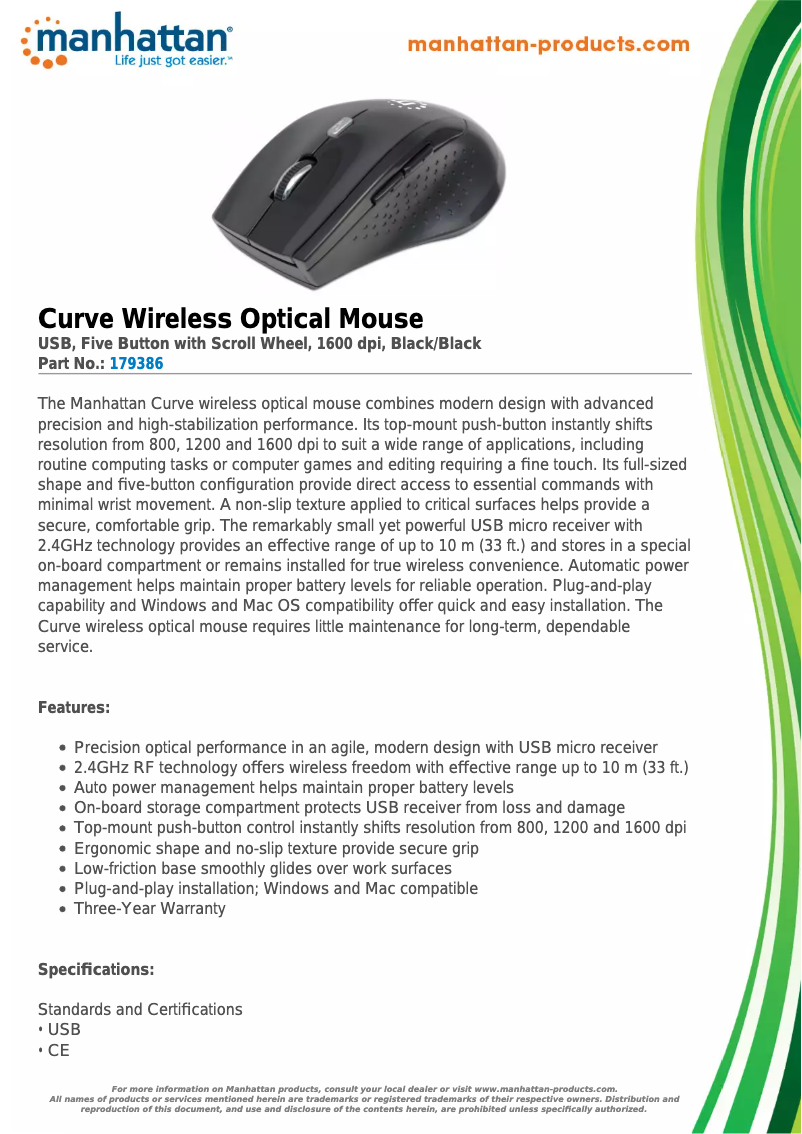 Image de la première page du manuel de l'appareil Curve