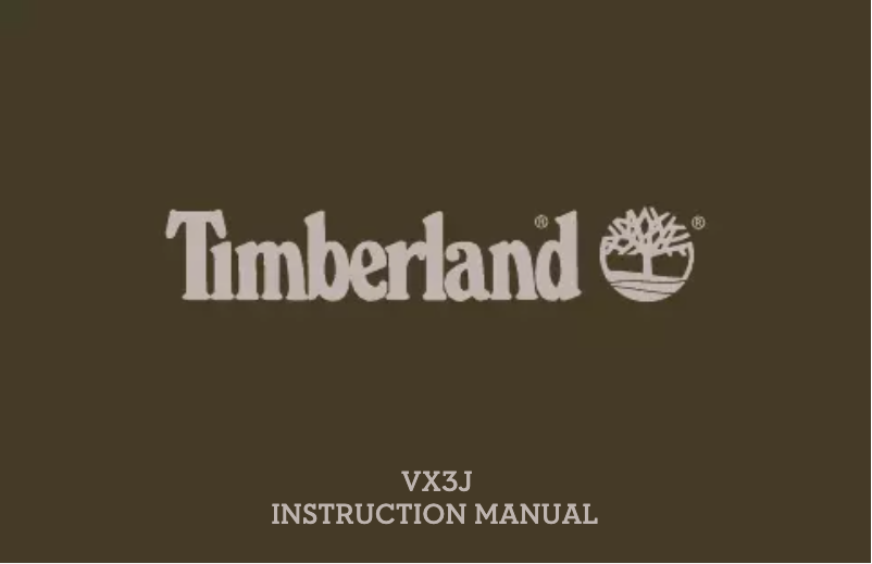 Page n°1 - Manuel utilisateur Timberland Hollace TBL.15419