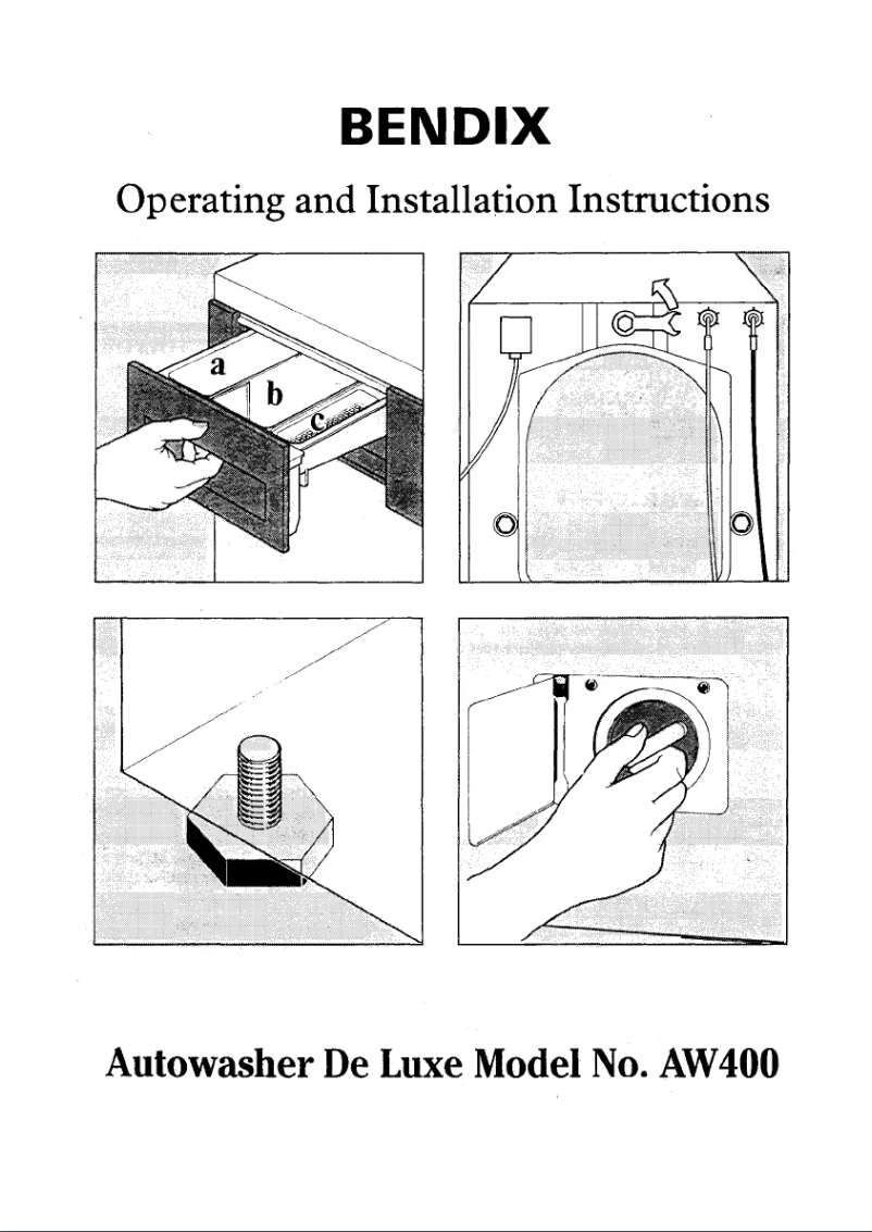 Page n°1 - Manuel utilisateur Bendix AW 400