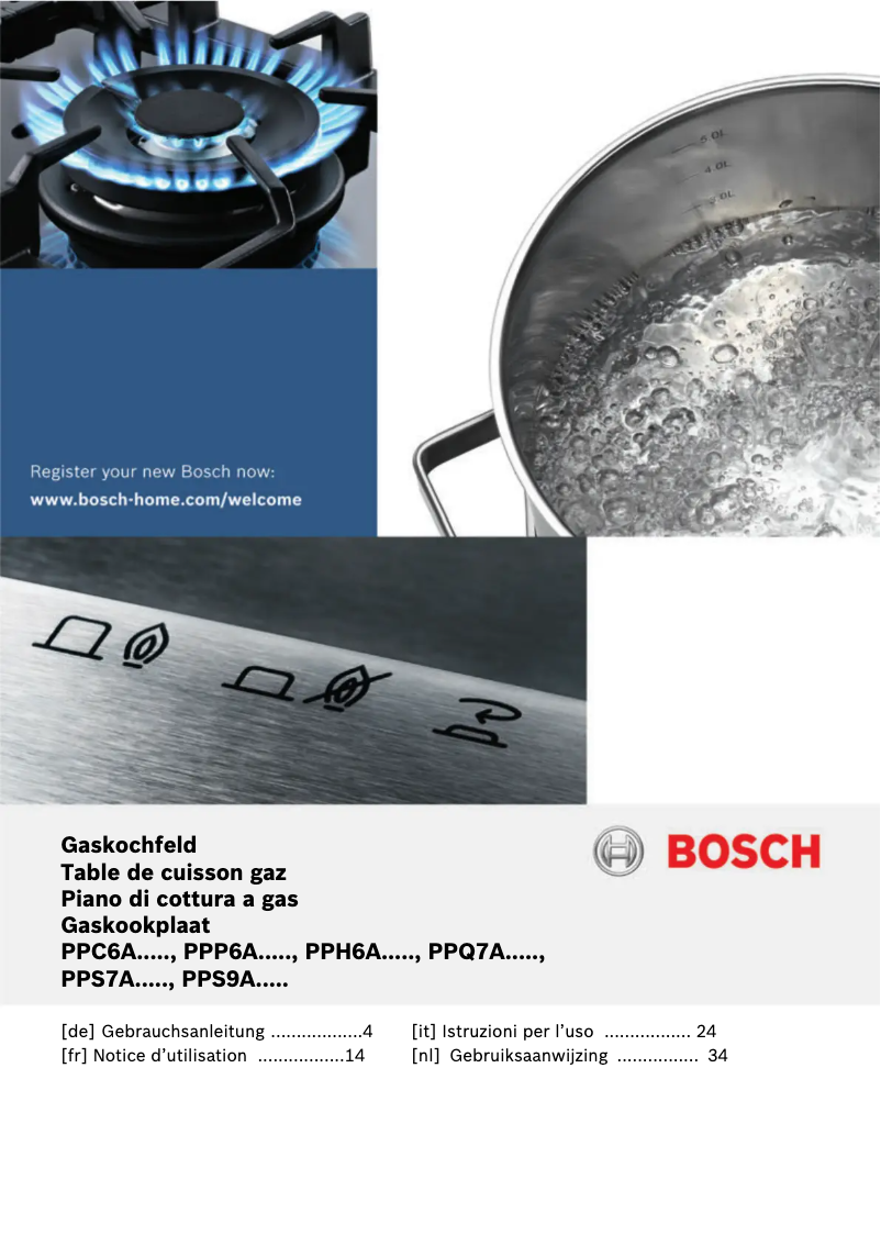 Page 1 de la notice Manuel utilisateur Bosch PPS9A6C90N