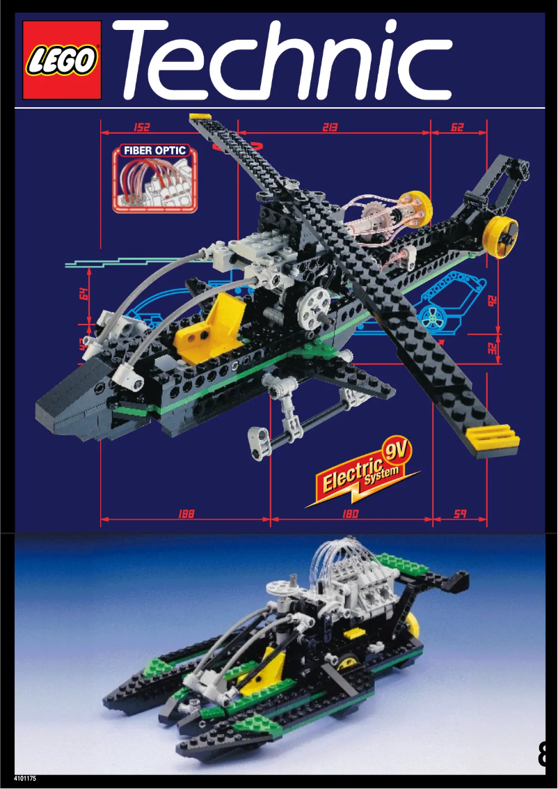 Page 1 de la notice Manuel utilisateur Lego Technic 8456