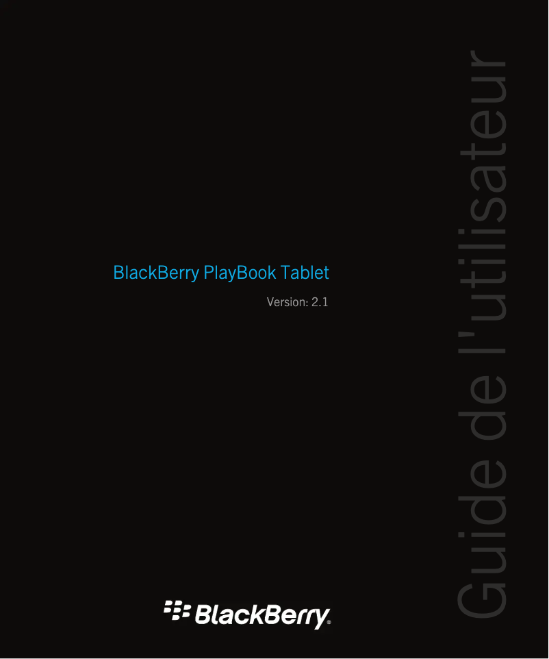 Page n°1 - Manuel utilisateur BlackBerry PlayBook Tablet v2.1