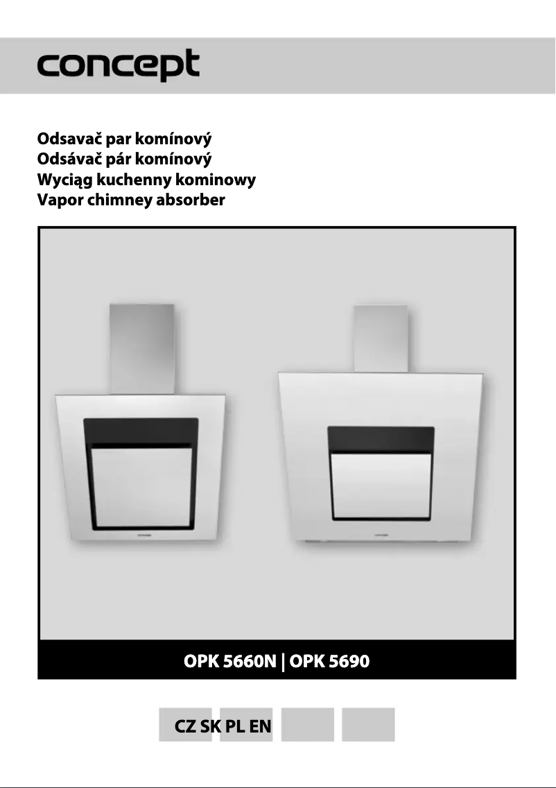 Page n°1 - Manuel utilisateur Concept OPK5660n