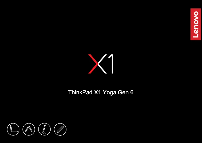 Image de la première page du manuel de l'appareil ThinkPad X1 Yoga Gen 6