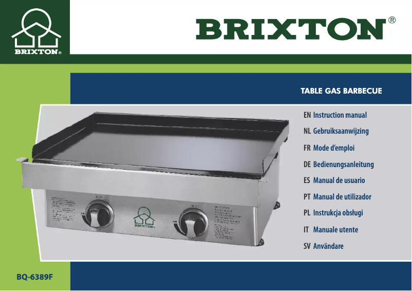 Page 1 de la notice Manuel utilisateur Brixton BQ-6389F