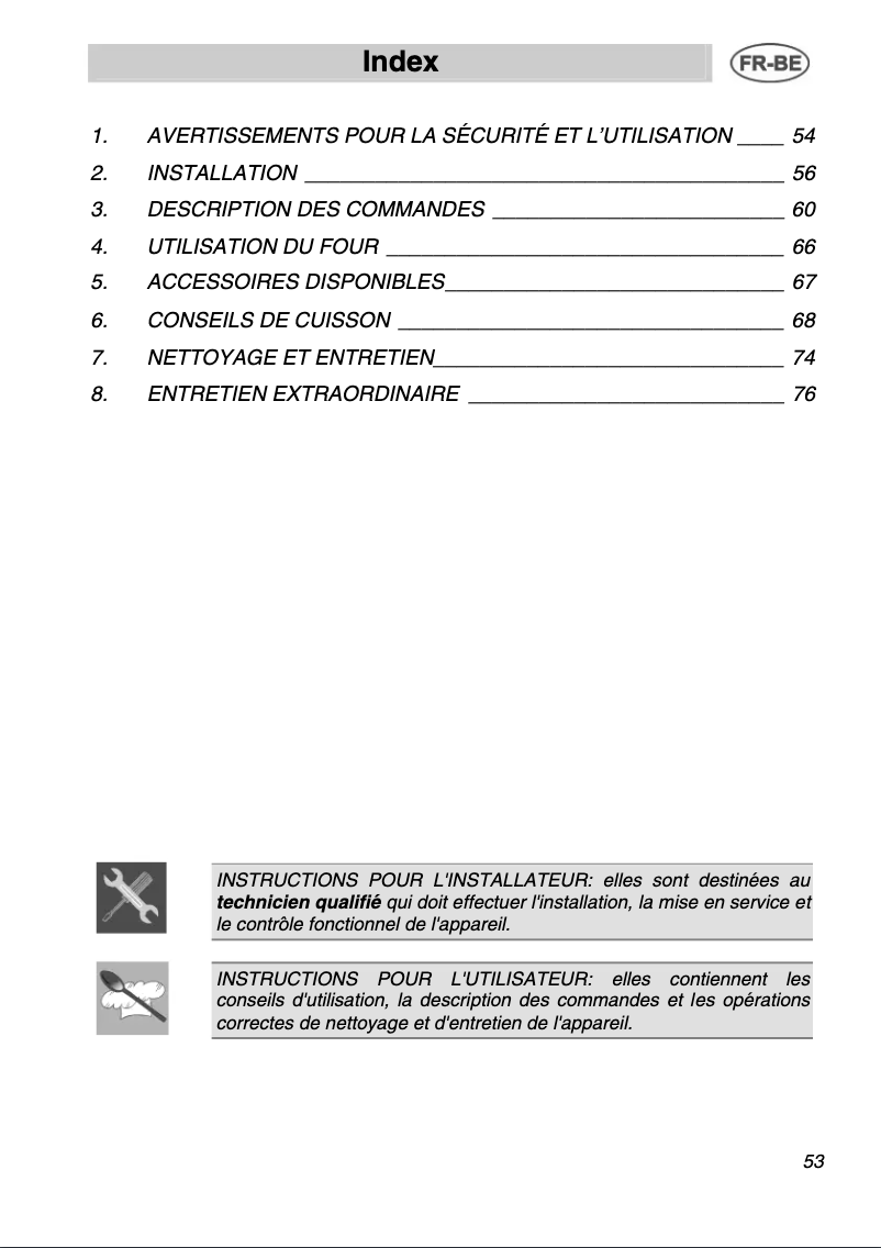 Image de la première page du manuel de l'appareil SI800MF-5