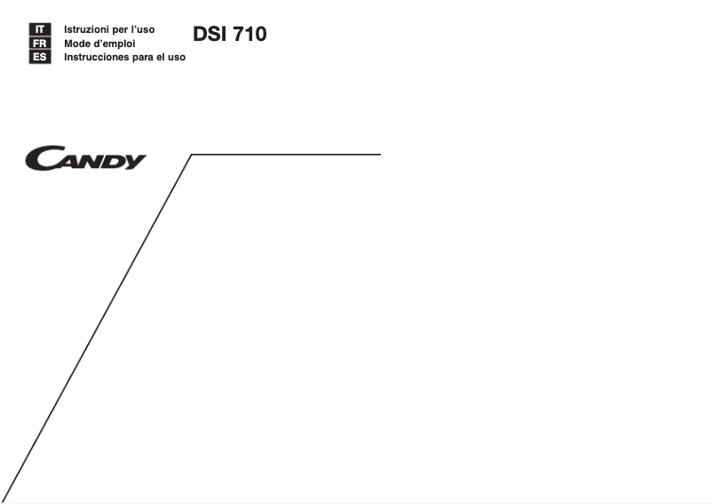 Image de la première page du manuel de l'appareil LS DSI 710 W