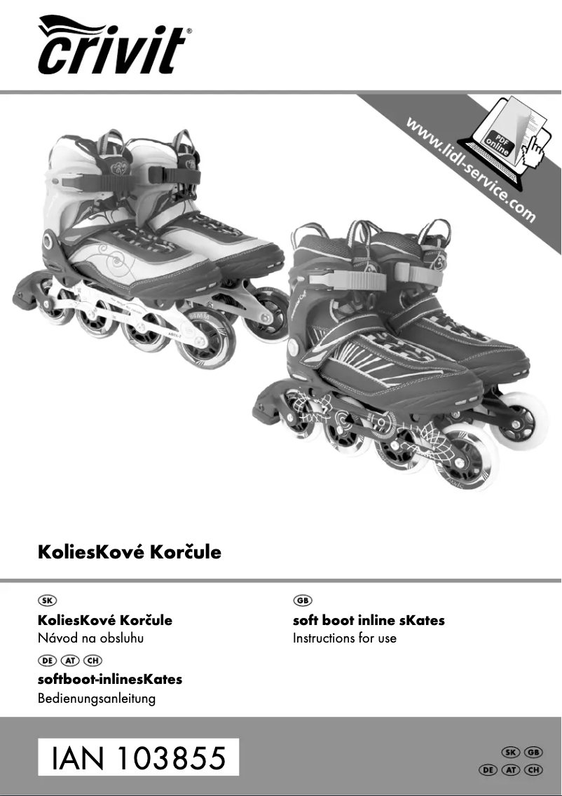 Page n°1 - Manuel utilisateur Crivit IAN 103855