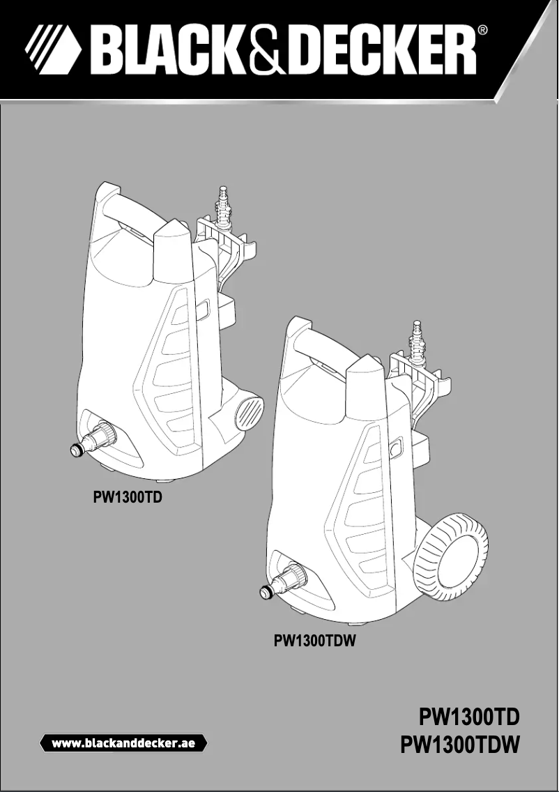 Image de la première page du manuel de l'appareil PW1300TDW