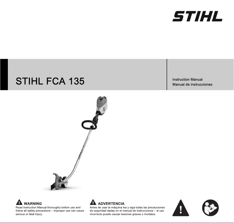 Page 1 de la notice Manuel utilisateur Stihl FCA 135
