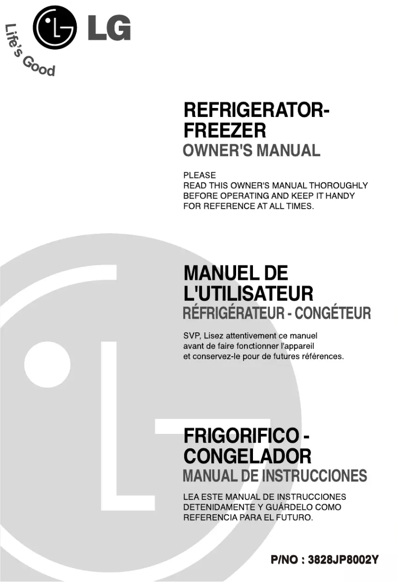 Page 1 of the manual User Manual LG GN-U232RL