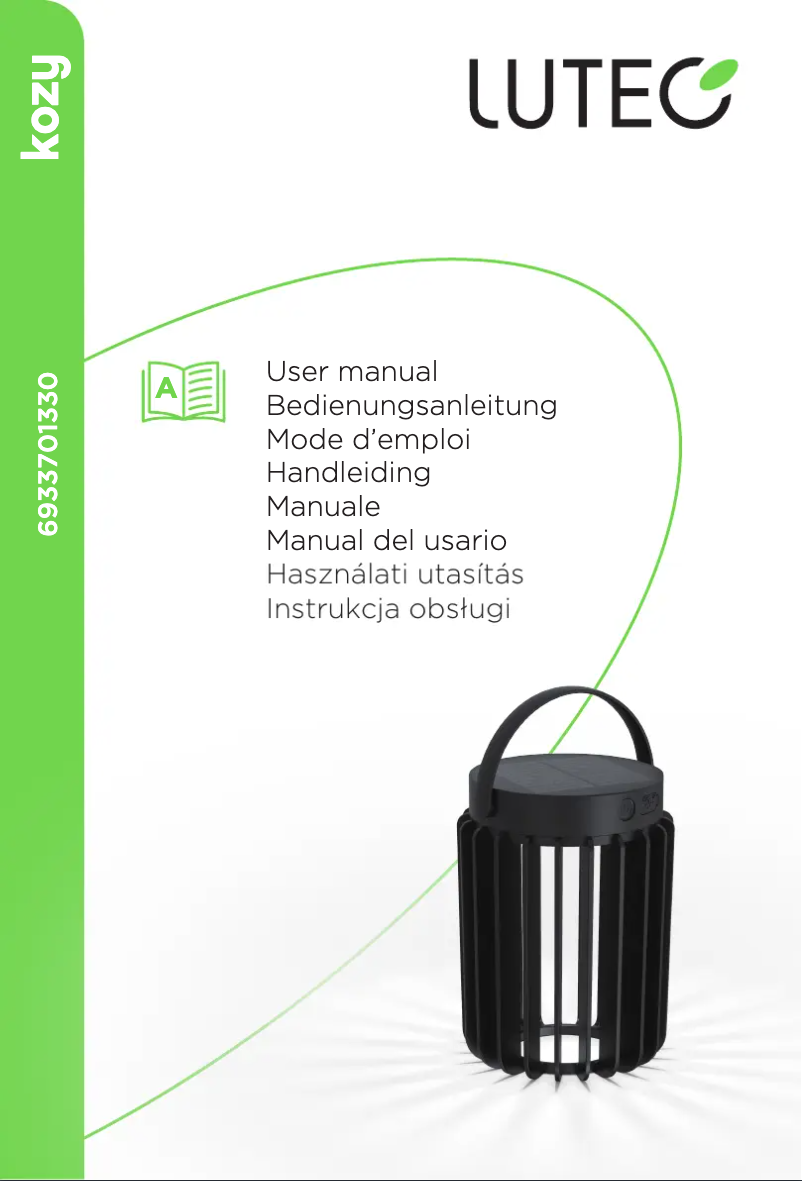 Page 1 de la notice Manuel utilisateur Lutec Kozy