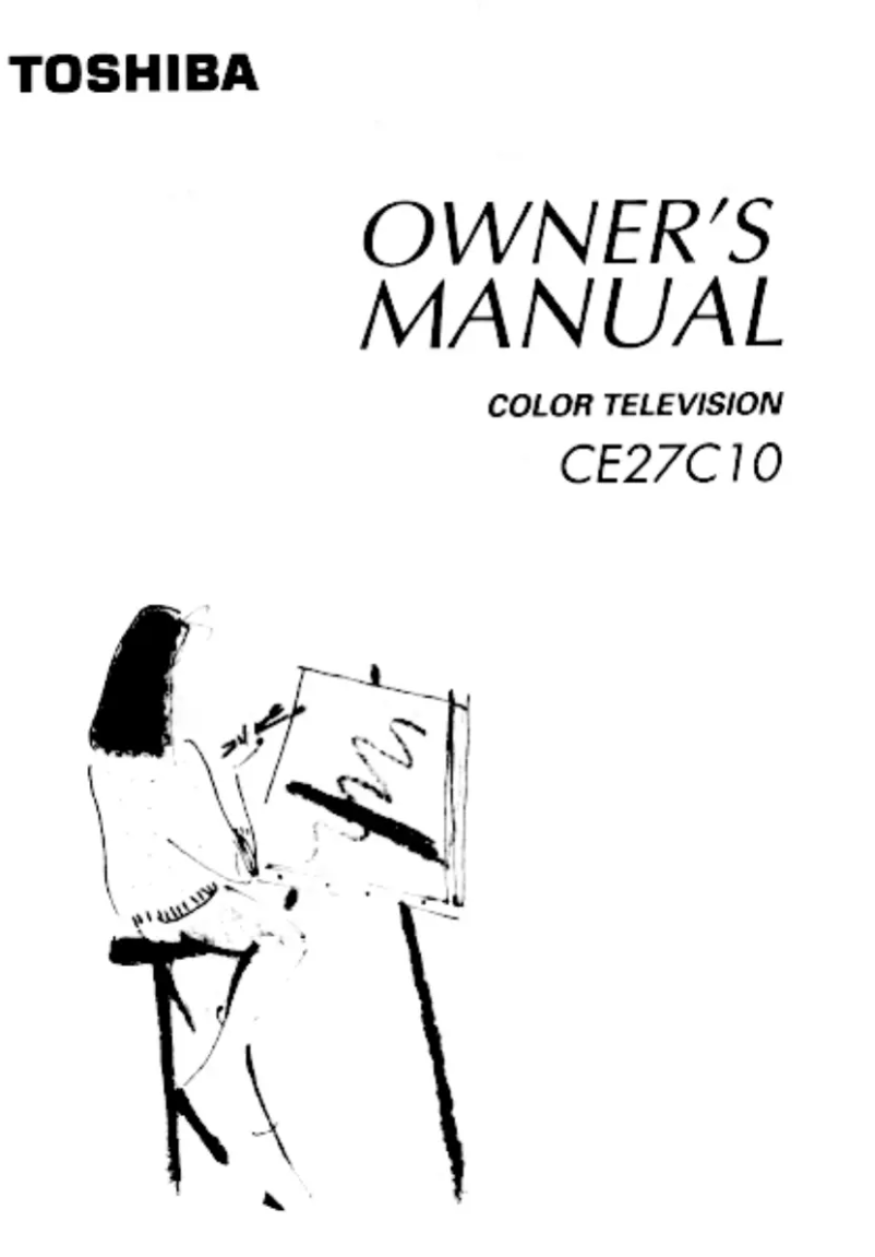 Page n°1 - Manuel utilisateur Toshiba CE27C10