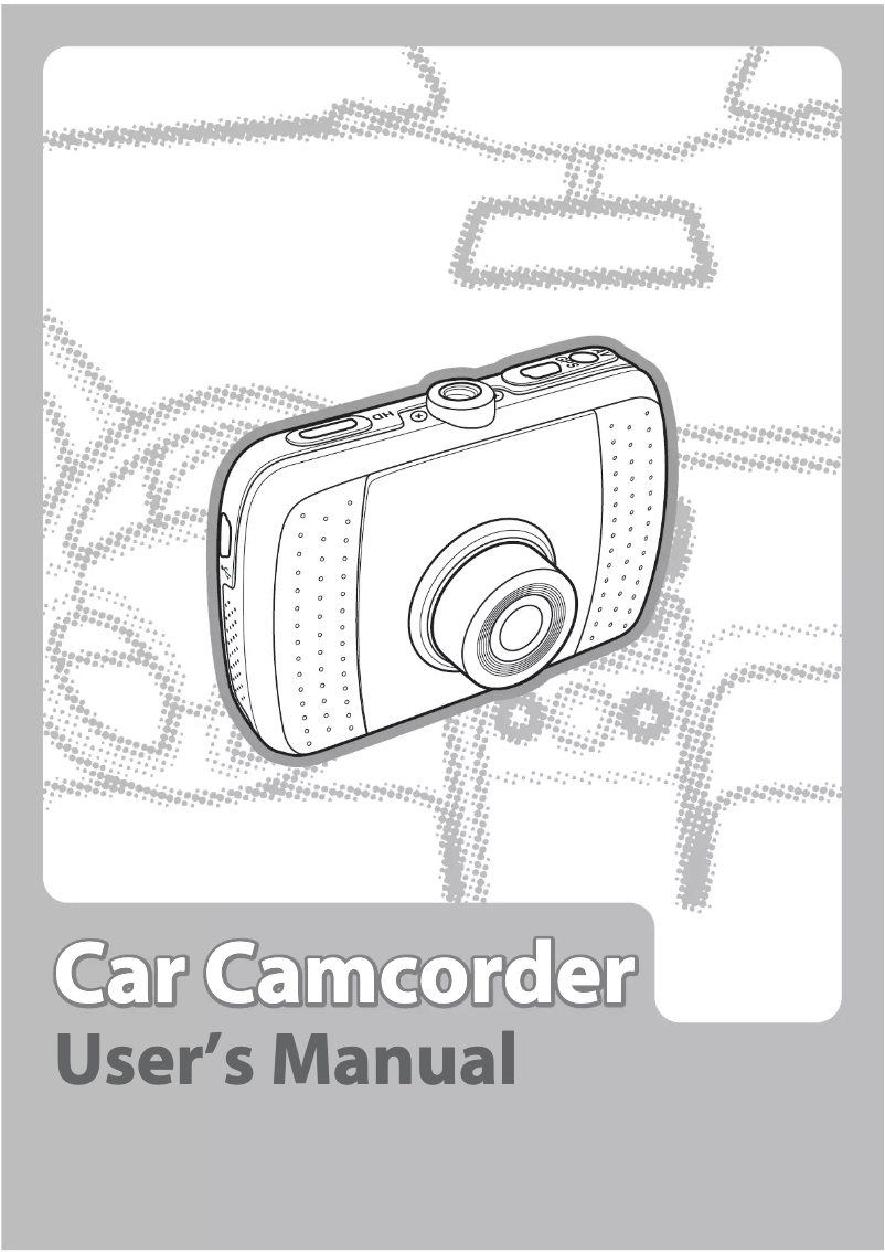 Imagen de la primera página del manual del dispositivo Car Camcorder X5