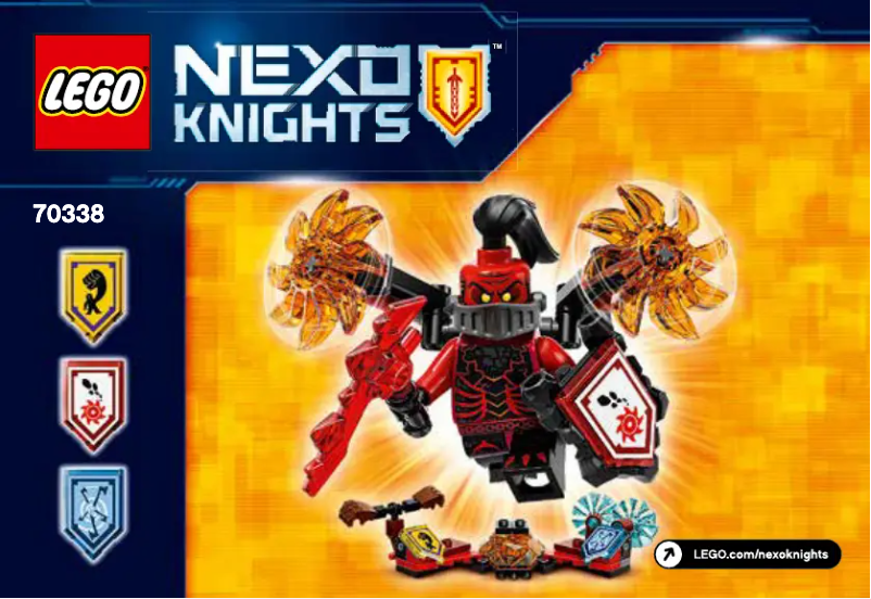 Page n°1 - Manuel utilisateur Lego Nexo Knights 70338