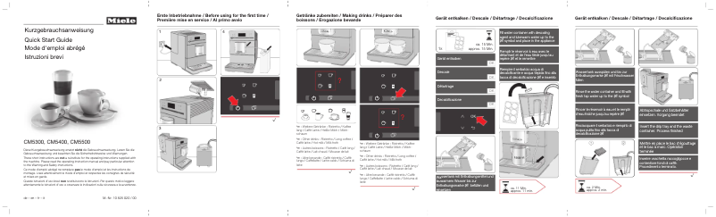 Image de la première page du manuel de l'appareil CM 5300