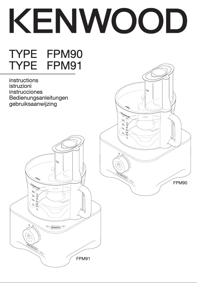 Image de la première page du manuel de l'appareil MultiPro Excel FPM910