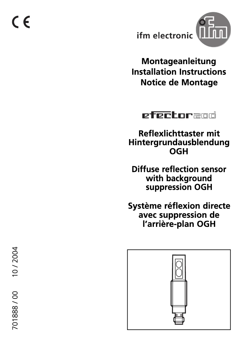 Page n°1 - Manuel utilisateur IFM OG5124