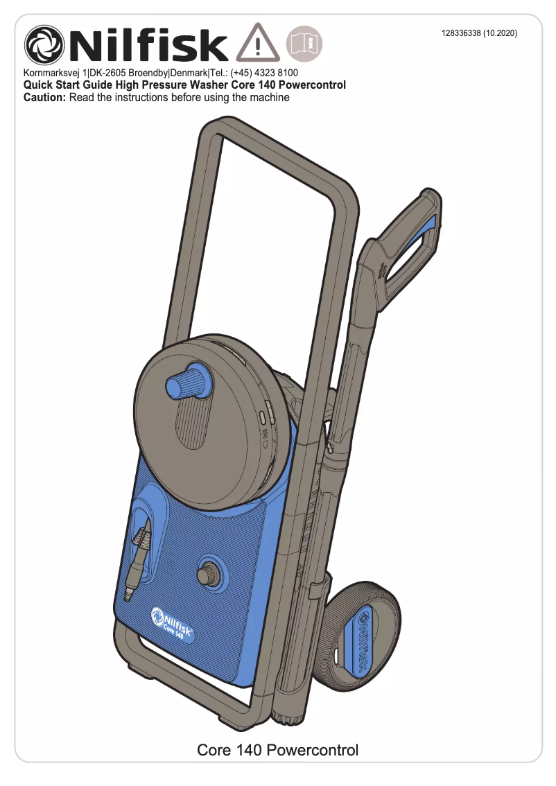 Image de la première page du manuel de l'appareil Core 140 PowerControl