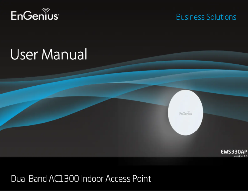 Page 1 de la notice Manuel utilisateur EnGenius EWS330AP