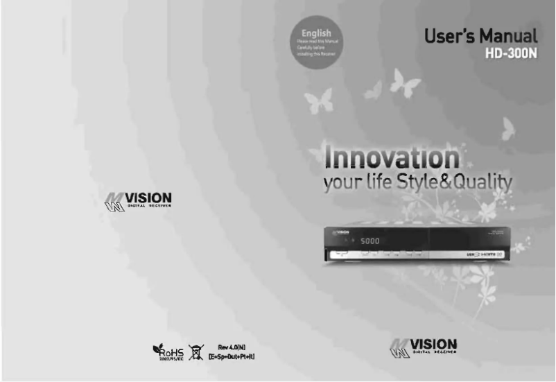 Page n°1 - Manuel utilisateur MVision HD-300N