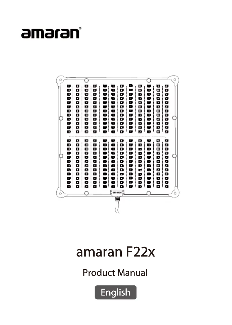 Image de la première page du manuel de l'appareil F22x