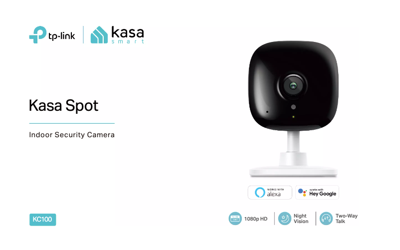 Page 1 de la notice Fiche technique TP-Link Kasa Spot