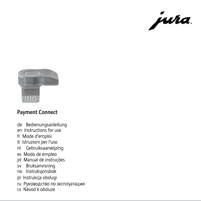 Image de la première page du manuel de l'appareil Payment Connect